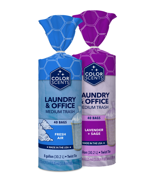 Color Scents®  13 gallon tall kitchen scented trash bags